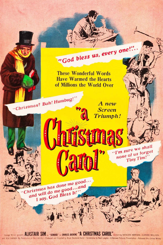 A Christmas Carol (1951) Alistair Sim - Family Drama Christmas DVD (Disc Only)