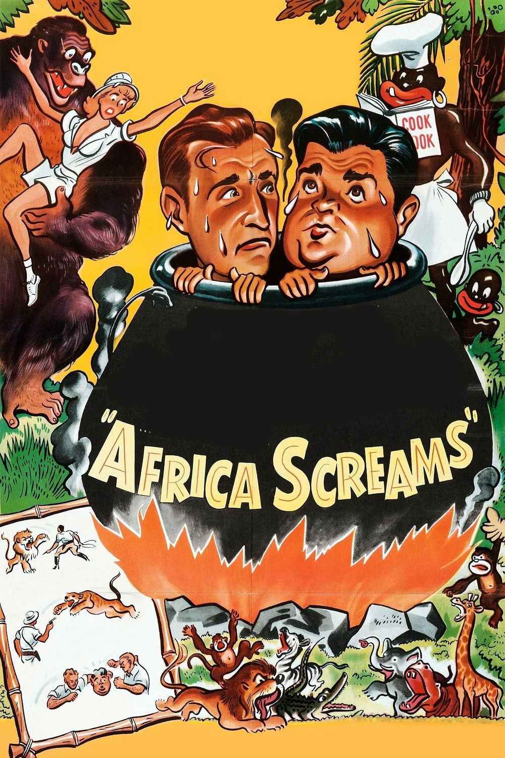 Africa Screams (1949) Bud Abbott, Lou Costello - Comedy, Adventure DVD (Disc Only)