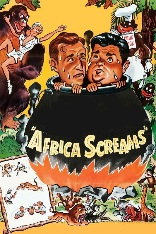 Africa Screams (1949) Bud Abbott, Lou Costello - Comedy, Adventure DVD (Disc Only)