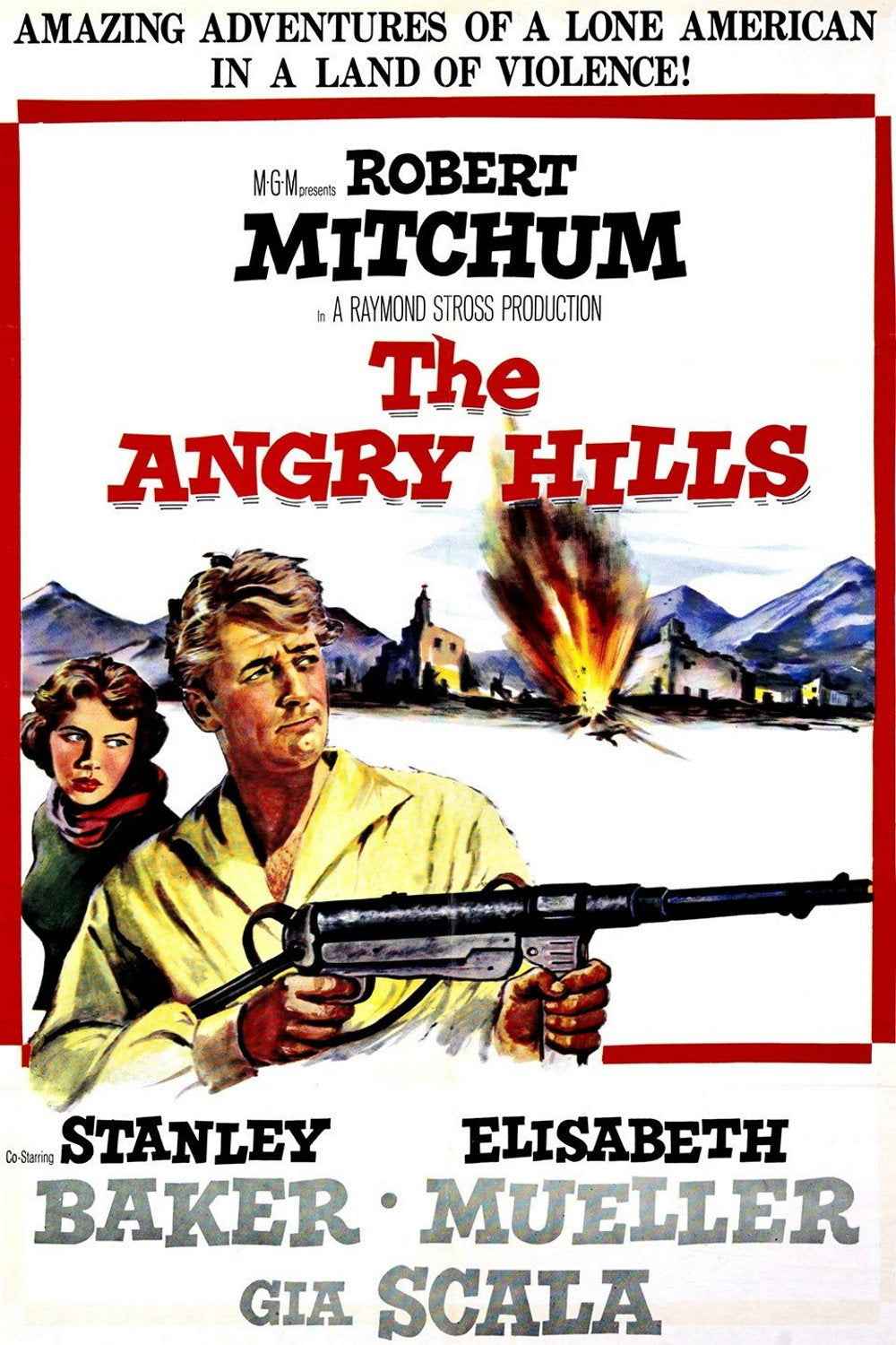 The Angry Hills (1959) Robert Mitchum - War Drama Thriller DVD (Disc Only)