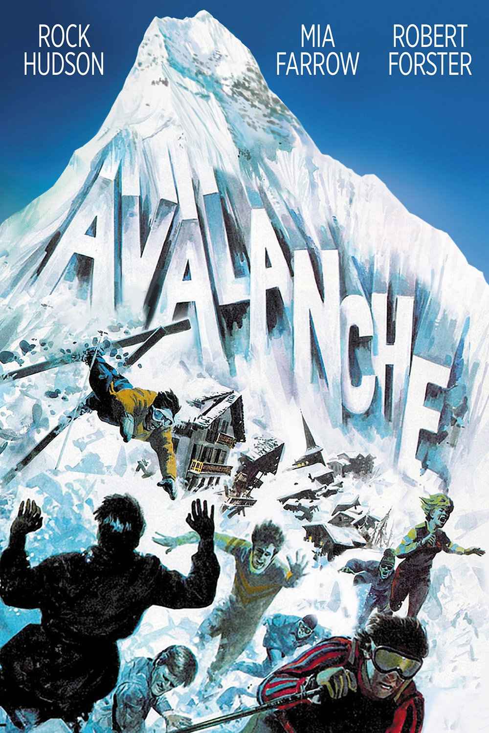 Avalanche (1978) Rock Hudson, Mia Farrow - Action Disaster DVD (Disc Only)