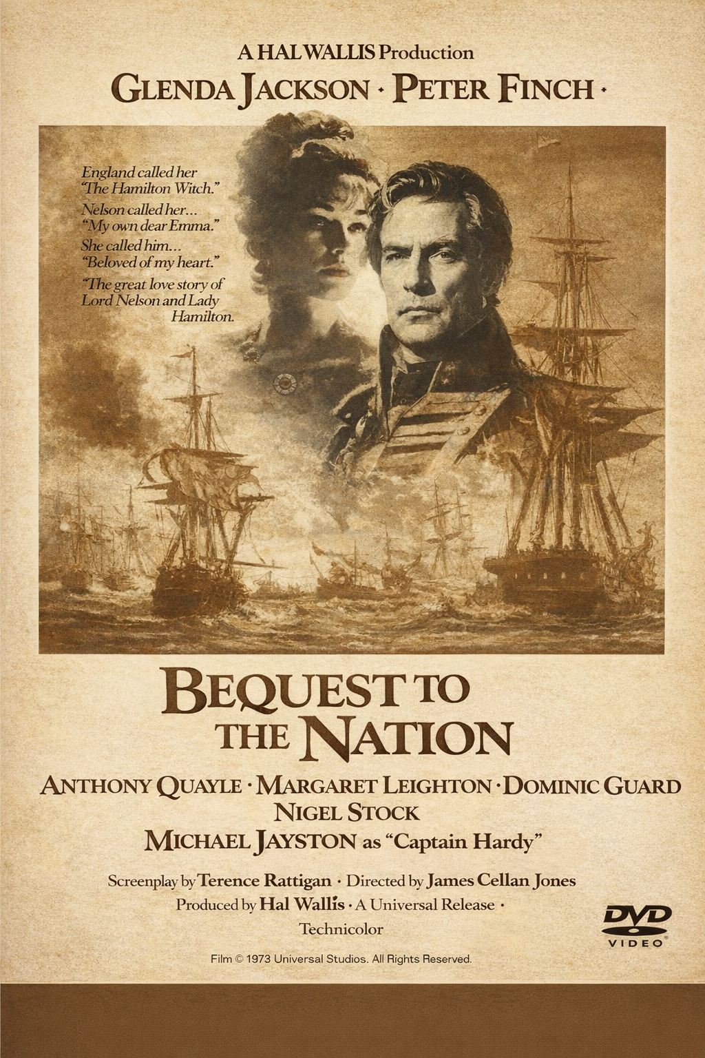 Bequest to the Nation / The Nelson Affair (1973) Historical Drama DVD (Disc Only) - AnotherWorldGames