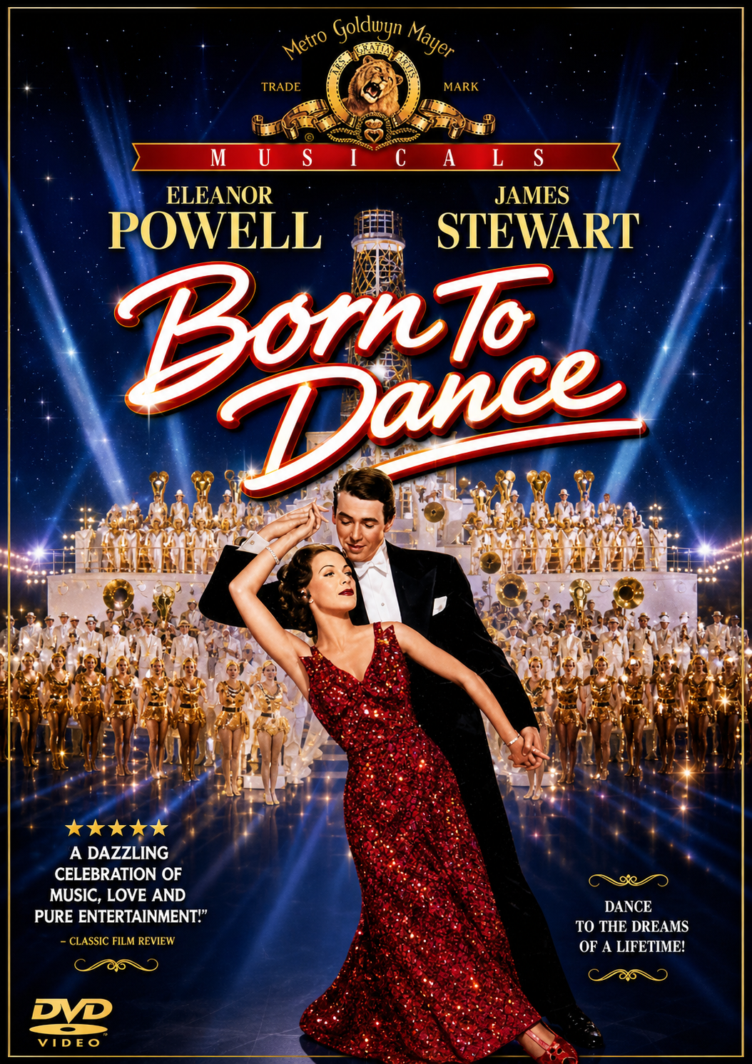 Born to Dance (1936) James Stewart, Eleanor Powell - Musical DVD (Disc Only)