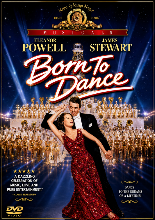 Born to Dance (1936) James Stewart, Eleanor Powell - Musical DVD (Disc Only)