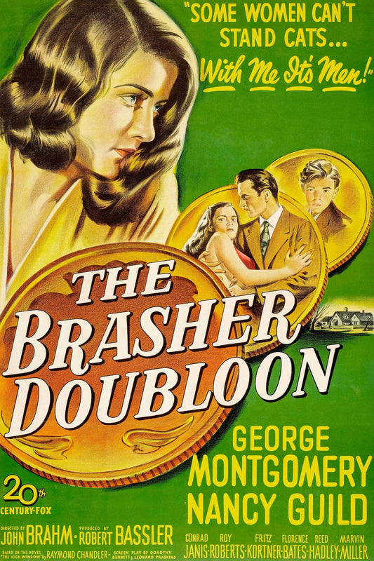 The Brasher Doubloon (1947) George Montgomery - Crime Mystery DVD (Disc Only)