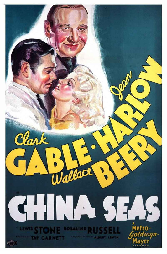 China Seas (1935) Clark Gable, Jean Harlow – Drama Adventure DVD (Disc Only)