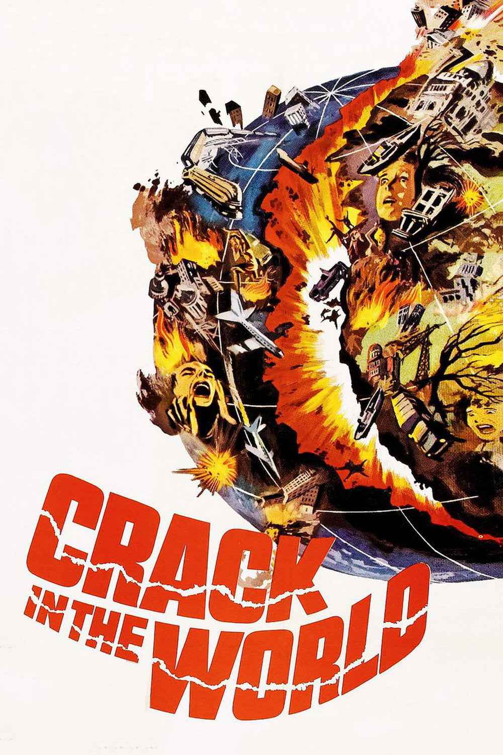 Crack in the World (1965) Dana Andrews - Sci-Fi, Disaster DVD (Disc Only)