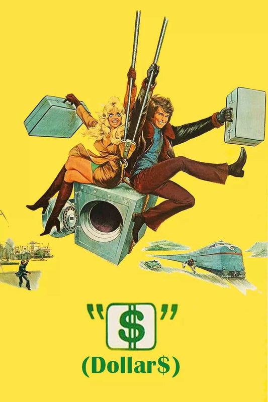 $ Dollars (1971) Goldie Hawn - Crime Comedy DVD (Disc Only)