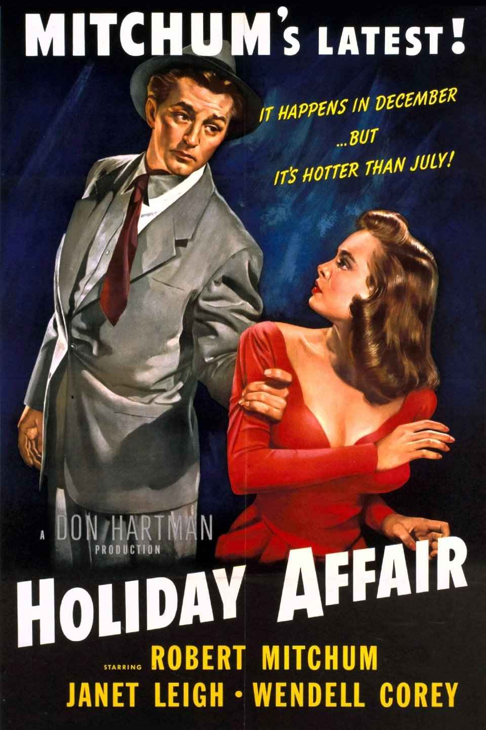 Holiday Affair (1949) Robert Mitchum - Christmas DVD (Disc Only)