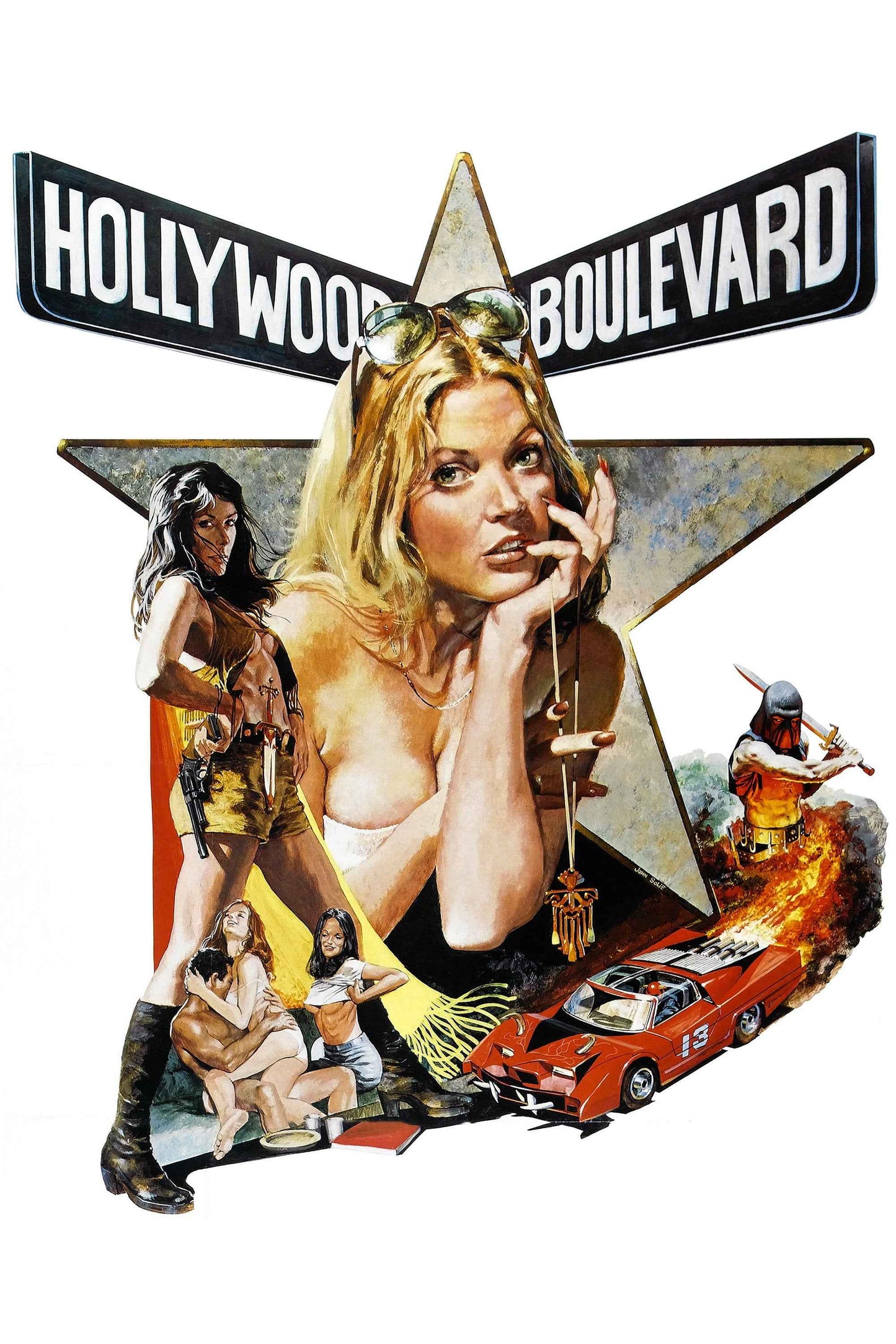 Hollywood Boulevard (1976) Candice Rialson, Dick Miller - Comedy Thriller DVD (Disc Only)