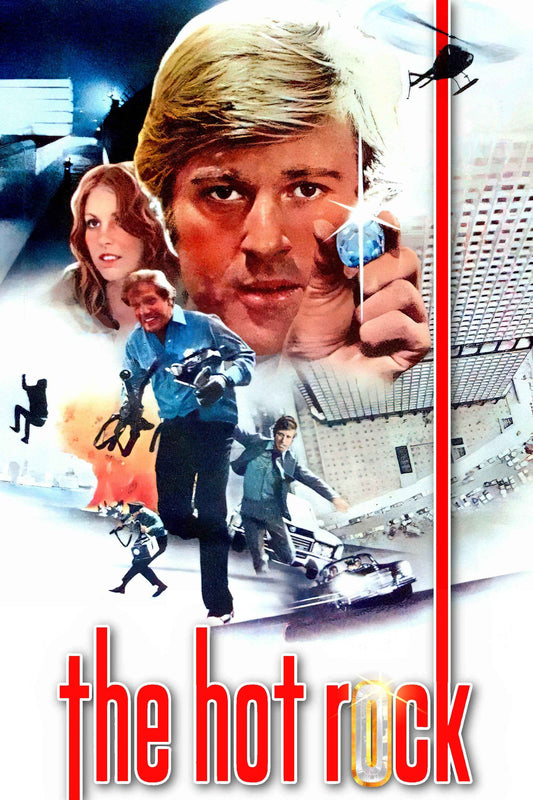 The Hot Rock (1972) Robert Redford - Crime Comedy DVD (Disc Only)