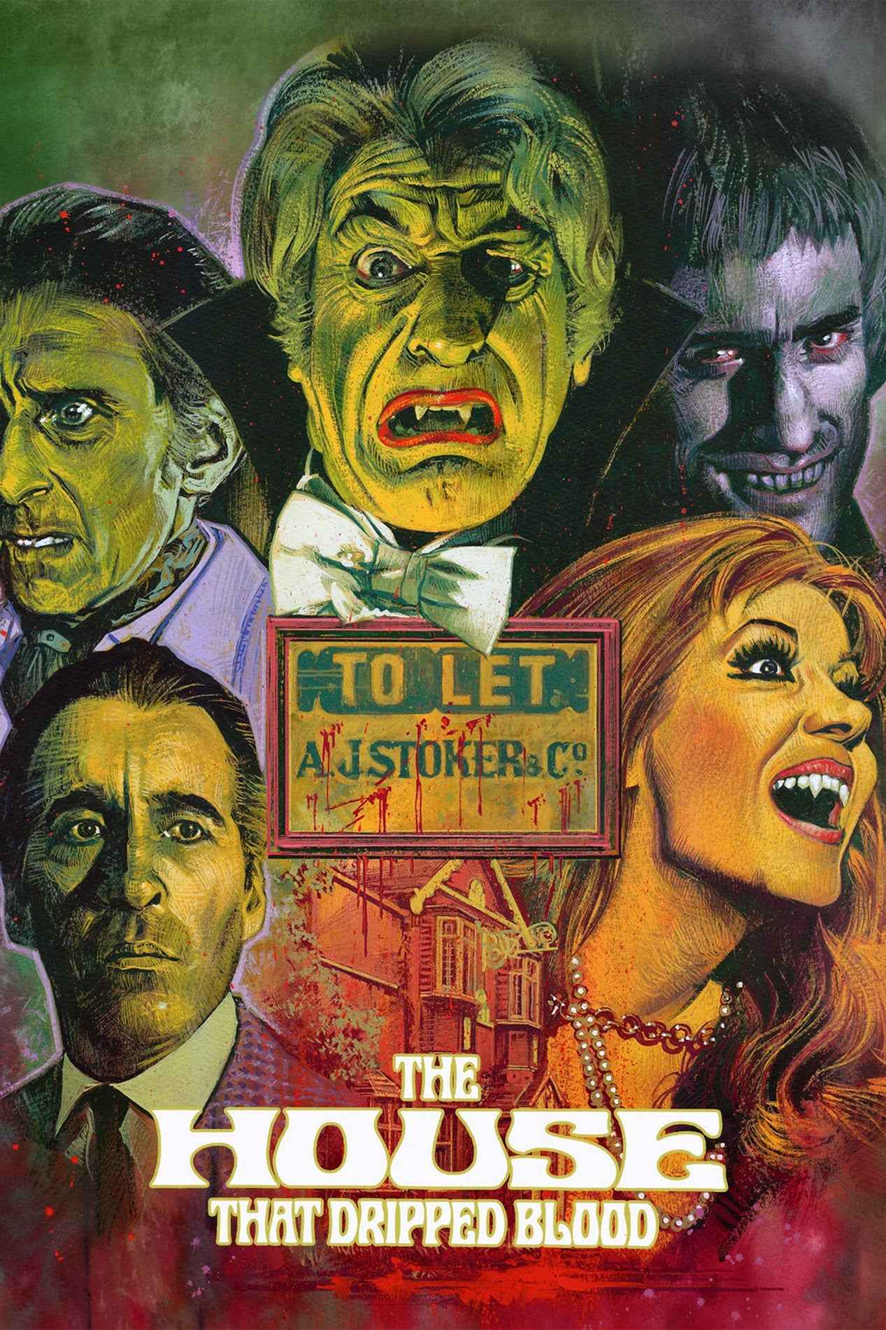 The House That Dripped Blood (1971) Christopher Lee - Horror, Mystery DVD (Disc Only)
