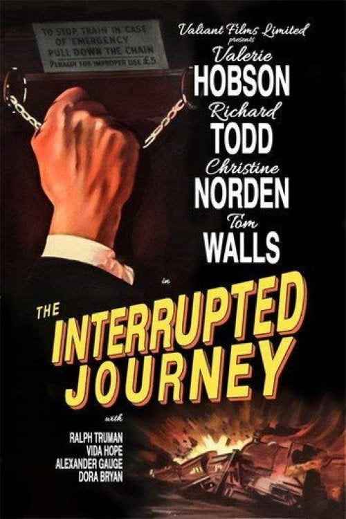 The Interrupted Journey (1949) Richard Todd - Thriller Mystery DVD (Disc Only)