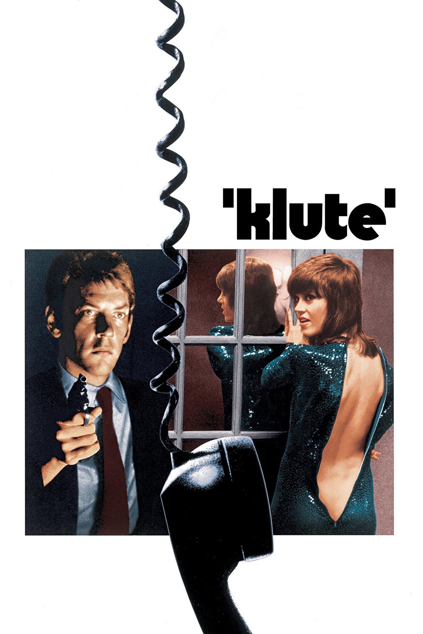 Klute (1971) Jane Fonda, Donald Sutherland – Crime Thriller DVD (Disc Only)