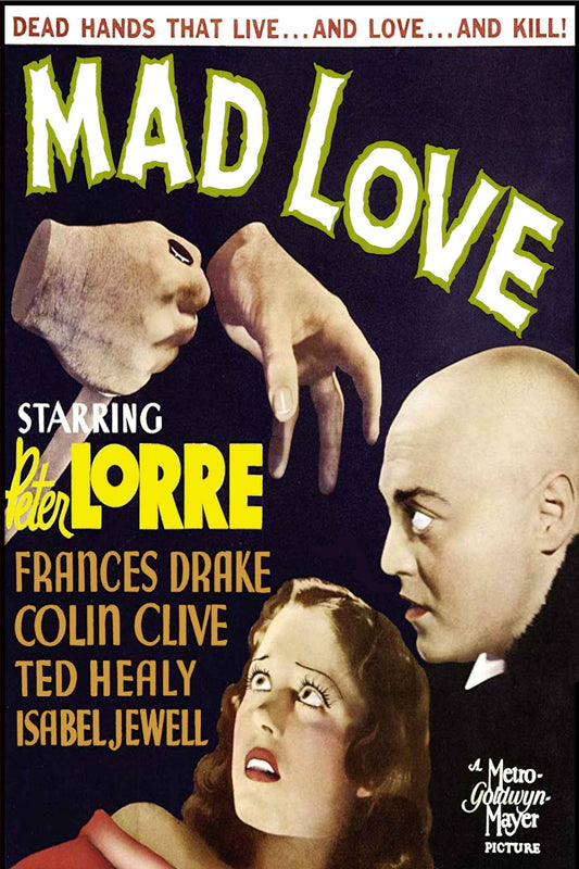 Mad Love (1935) Peter Lorre Frances Drake - Horror DVD (Disc Only)