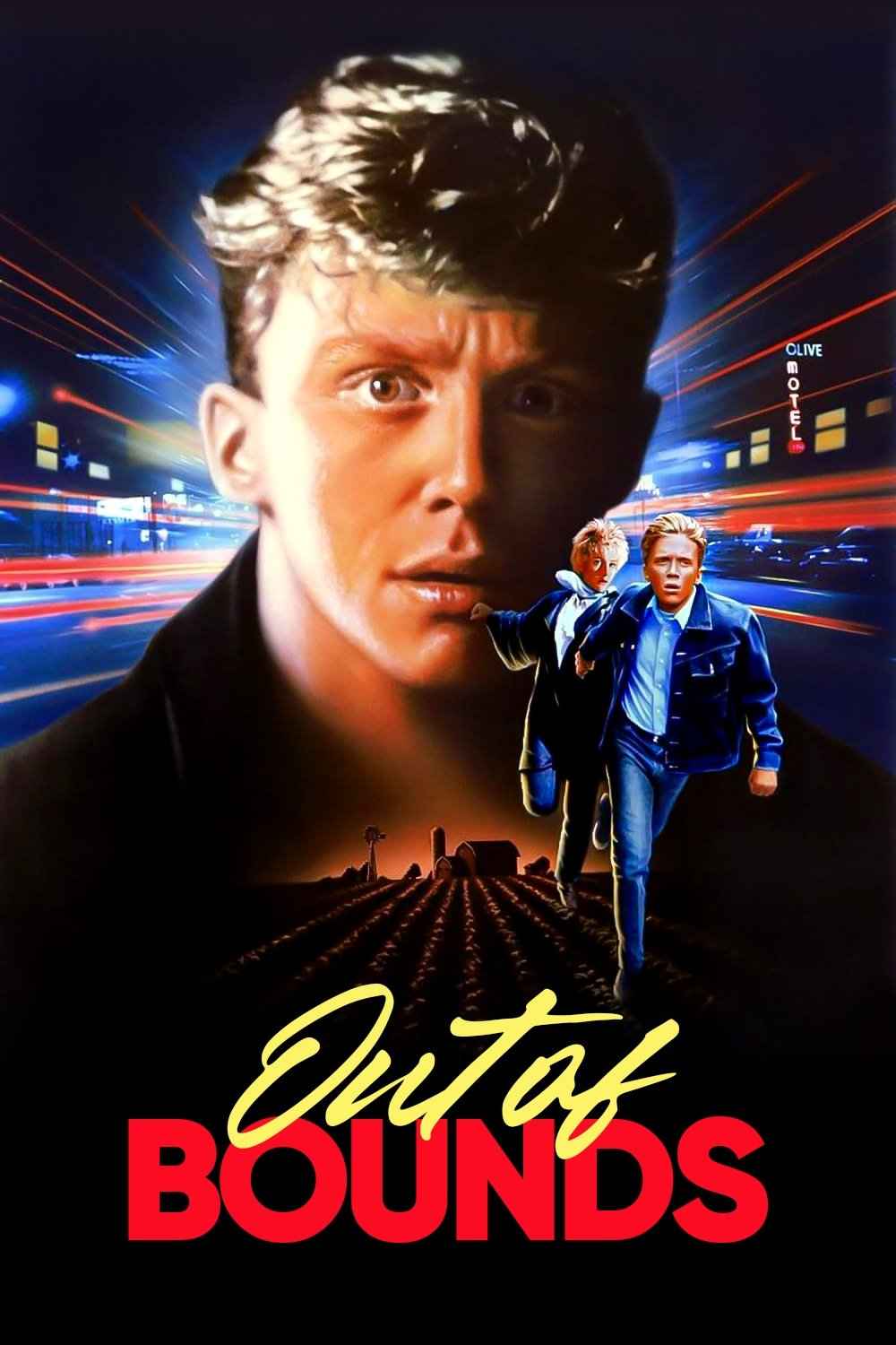 Out of Bounds (1986) Anthony Michael Hall - Crime Thriller DVD (Disc Only)