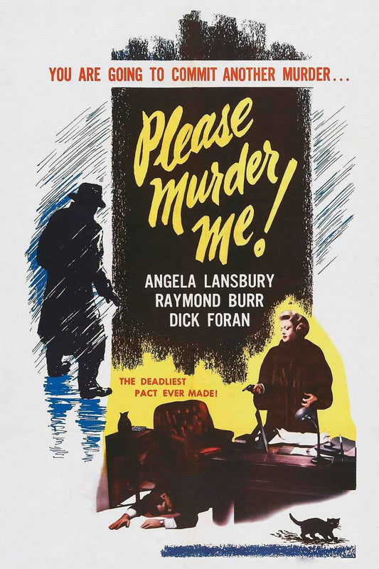 Please Murder Me! (1956) Angela Lansbury - Crime Drama DVD (Disc Only)