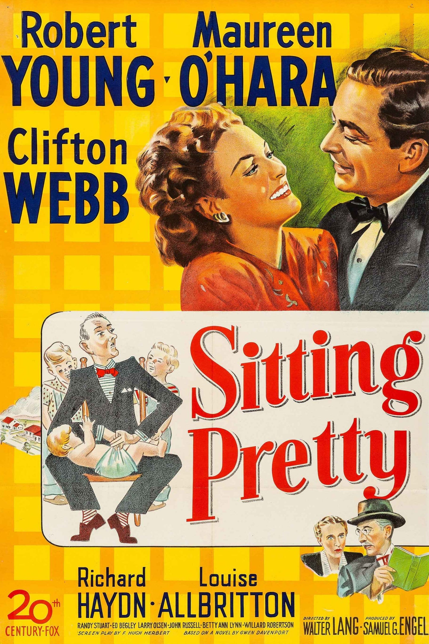 Sitting Pretty (1948) Robert Young, Maureen O'Hara - Comedy DVD (Disc Only)