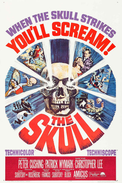 The Skull (1965) Peter Cushing, Christopher Lee - Horror DVD (Disc Only)