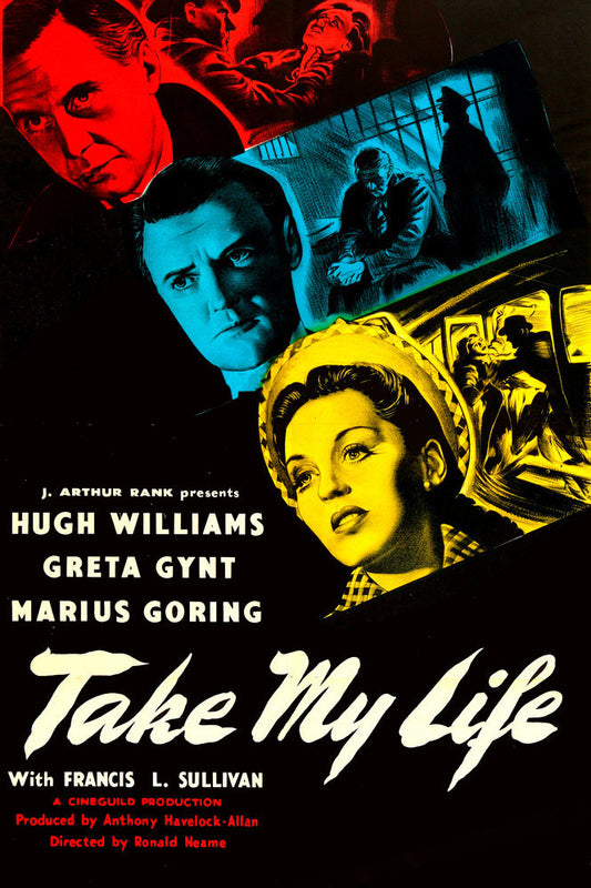 Take My Life (1947) Hugh Williams, Gretna Gynt - Crime Drama Thriller DVD (Disc Only)