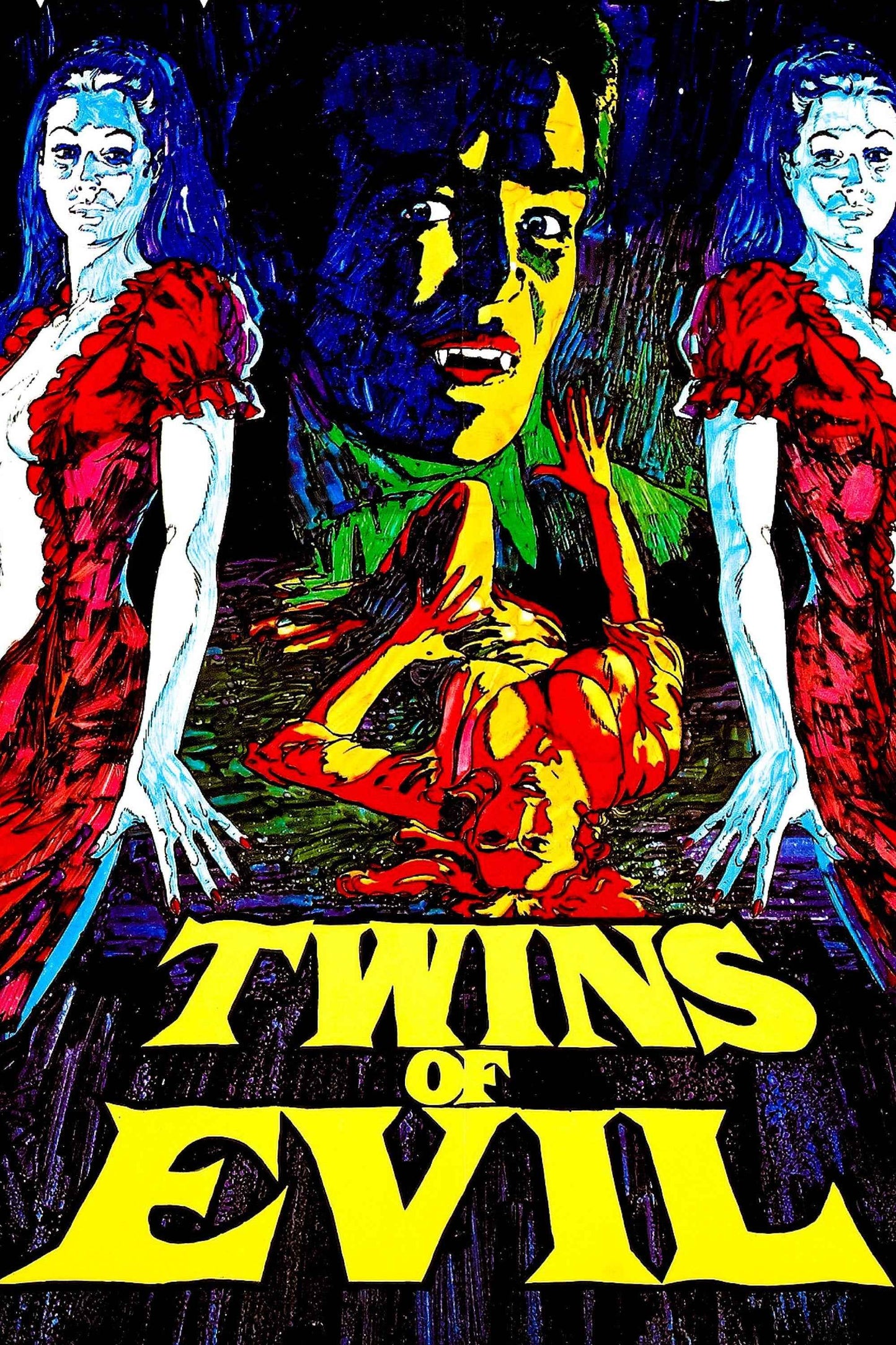 Twins of Evil (1971) Peter Cushing, Dennis Price - Horror DVD (Disc Only)