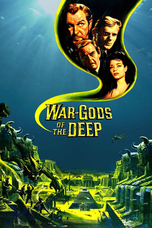 War Gods of the Deep (1965) Vincent Price - Fantasy Sci-Fi Adventure DVD (Disc Only)