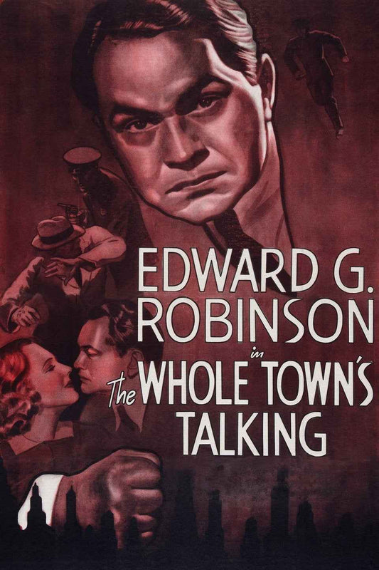 The Whole Town's Talking (1935) Edward G. Robinson - Crime Drama DVD (Disc Only)