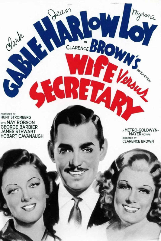 Wife Versus Secretary (1936) Clarke Gable - Romance Comedy DVD (Disc Only)
